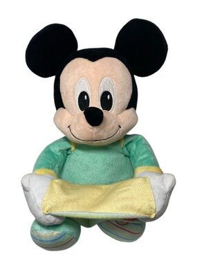Disney Baby Peek A Boo Hide & Seek Mickey Mouse 10”‎ Interactive Plush WORKS